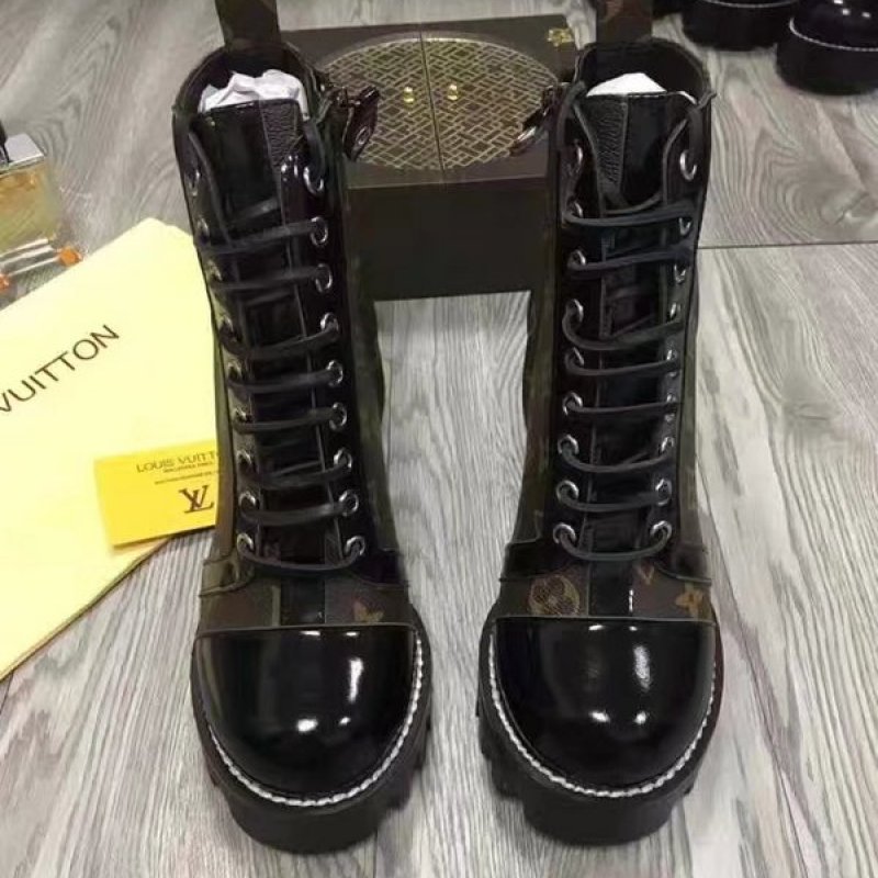 Louis Vuitton Patent Leather Boots for Women for sale